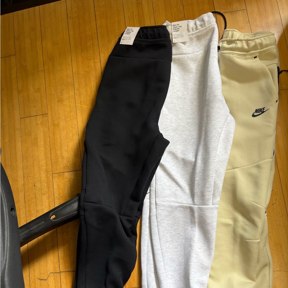 Nike Jogger Pants Set - Black, Light Gray, Beige